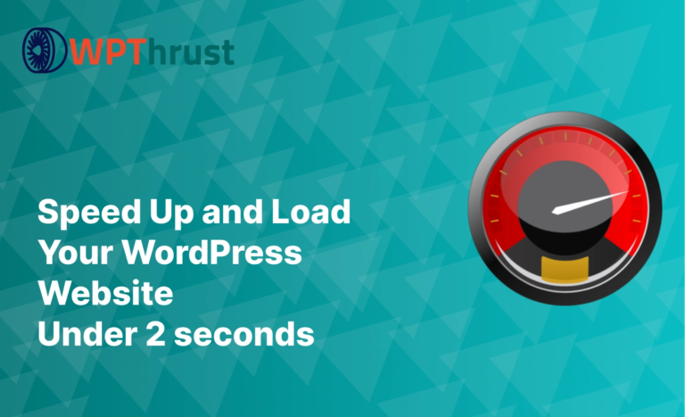 Make your WordPress website load faster