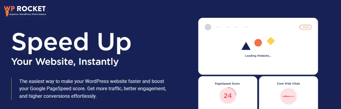 WP rocket caching plugin